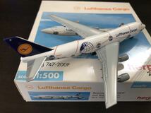herpa Wings 1/500 B747-200F Lufthansa Cargo D-ABZF_画像3