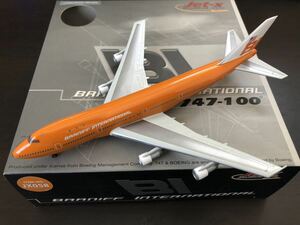 Jet-X 1/400 JX058 BOEING B747-100 BRANIFF INTERNATIONAL ORANGE 限定750 No.0644