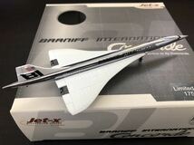 Jet-X 1/400 JXM139b Concorde BRANIFF INTERNATIONAL Chrome 限定85 No.0106_画像3