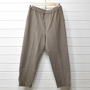  Journal Standard Lux hem Zip check Easy pants L Brown beige group JOURNAL STANDARD LUXEl23a2603