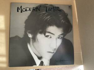 吉川晃司　MODERN TIME LP レコード　キャンドルの瞳　ナーバス・ビーナス　