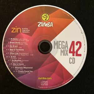 ◆◇◆　《　CD　》　ZUMBA/ズンバ　オリジナル　ZIN【　MEGAMIX42　/　メガミックス42　】　◆◇◆