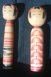  kokeshi 2 шт Kao горячие источники сосна . земля горячая вода ..