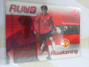 】UD 2003 ManchesterUnited】RA-3 Ruud Van Nistelrooy●/Ruud Awakeningインサートカード