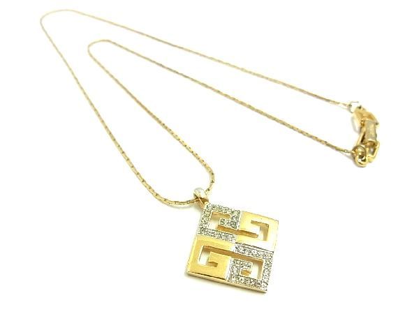 GIVENCHY ジバンシー ゴールド ネックレス 筆記体 ヴィンテージ