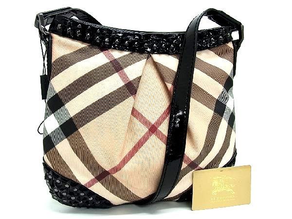 ヤフオク! -「バーバリー チェック柄 ショルダーバッグ burberry ...