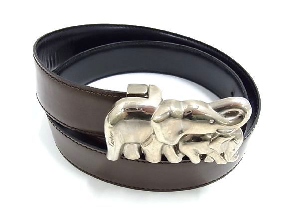 埼玉県ふじみ野市 箱付 カルティエ エレファント 象 ゾウ ゴールド金具