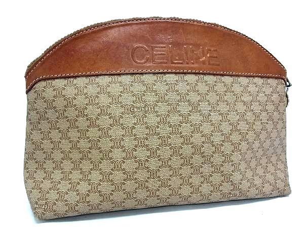 【CELINE】 セリーヌ クラッチバッグ セカンドバッグ ネイビー Cマカダム 【CELINE】 セリーヌ クラッチバッグ セカンドバッグ ネイビー Cマカダム その他 アウトレット大阪