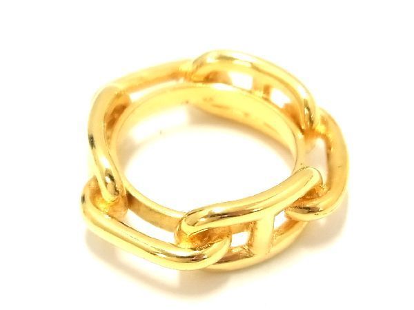 □期間限定お値下げ□HERMESエルメス スカーフリング シェーヌダンクル-