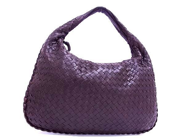 中古】 Bottega Veneta ボッテガヴェネタ イントレチャート レザー