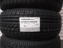 新品デイトナズブラック☆ヨコハマ　パラダPA03☆215/60R17C 109/107S☆ホワイトレター☆200系ハイエース用☆4本セット☆Hu_画像4