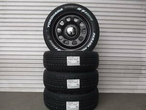 新品デイトナズブラック☆ヨコハマ　パラダPA03☆215/60R17C 109/107S☆ホワイトレター☆200系ハイエース用☆4本セット☆Hu