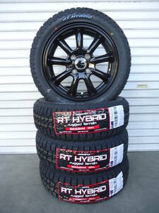 モンスタ☆RTハイブリッド155/65R14☆タントファンクロスバモスアクティピクシスハイゼットエブリーNバンアトレーウェイクスペーシアギア