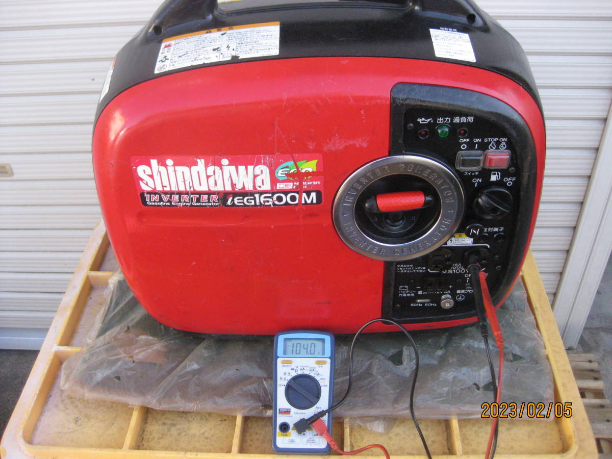 ヤフオク! -「新ダイワ発電機ieg1600m」の落札相場・落札価格