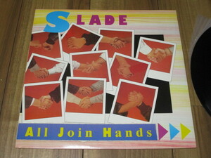 SLADE スレイド ALL JOIN HANDS オール・ジョイン・ハンズ c/w HERE'S TO... 英 12inch EP 美盤 ノディ・ホルダー デイヴ・ヒル
