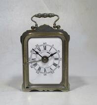☆　枕時計　オーストリア製　19世紀末頃　シリンダー機械_画像1