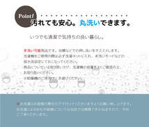 座布団 5枚セット 抗菌 防臭 防ダニ 洗える おしゃれ 50×54×5cm ブラック 黒 ソフトウレタン クッション キャスト_画像9