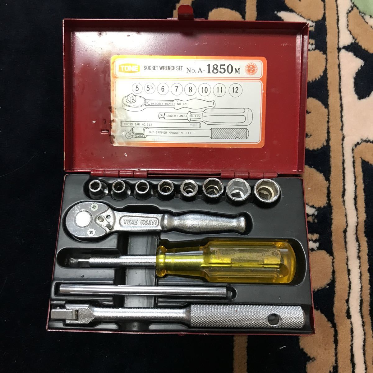 贈り物 ＴＯＮＥ ミックスソケットレンチセット ３９ｐｃｓ ＭＸ４００