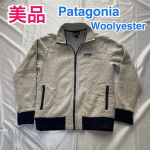 【美品】Patagonia パタゴニア ウーリーエステル フリースジャケット メンズM 普段L位の方にレディースでも☆26935FA18☆R1 R2 R3好きに☆