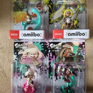 【新品未使用品】 アミーボ amiibo スプラトゥーン　ヒメ　イイダ　コジャケ　インクリング　イエロー