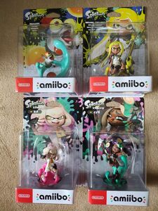 【新品未使用品】 アミーボ amiibo スプラトゥーン　ヒメ　イイダ　コジャケ　インクリング　イエロー