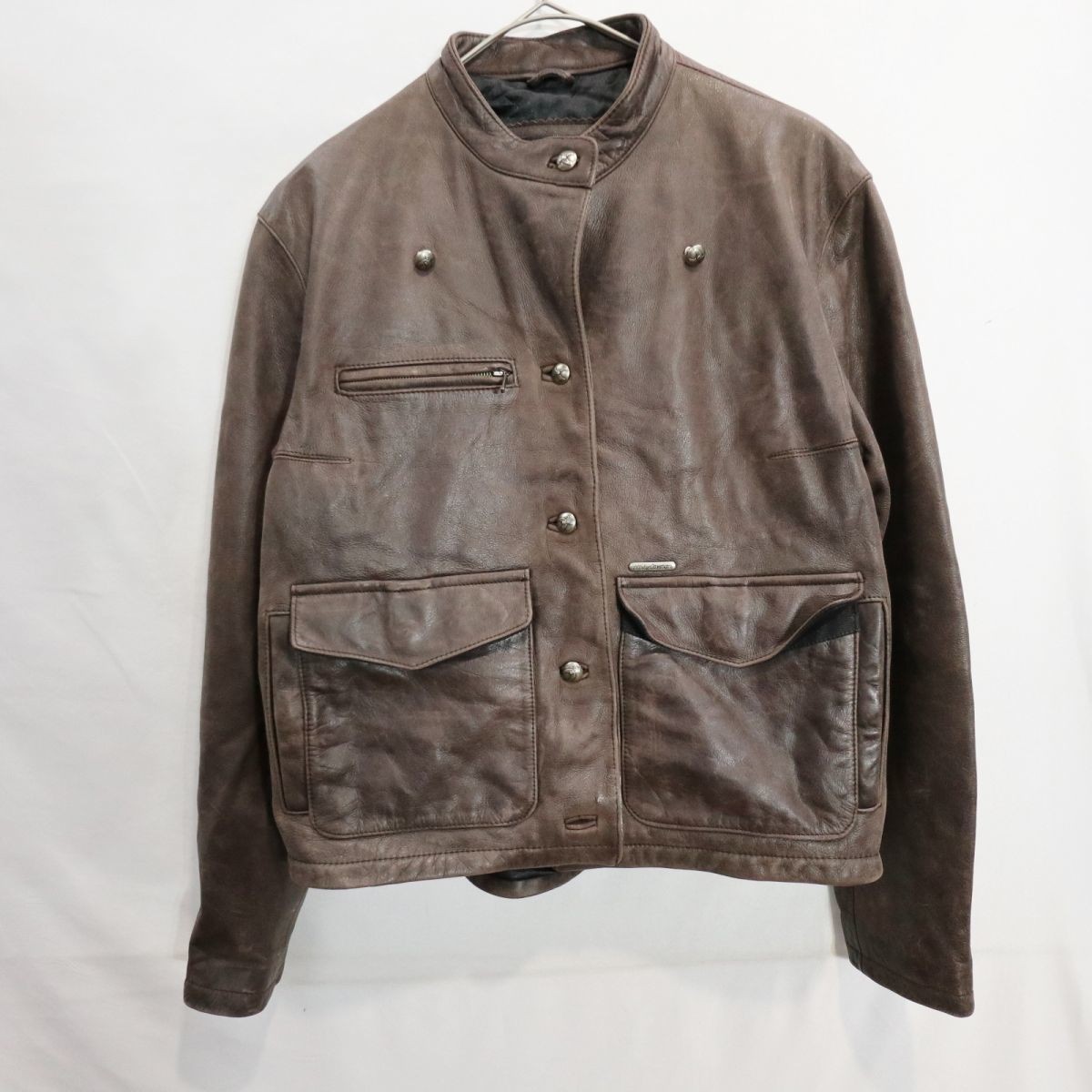 ヤフオク! -「ハーレーダビッドソン レザージャケット ブラウン」の