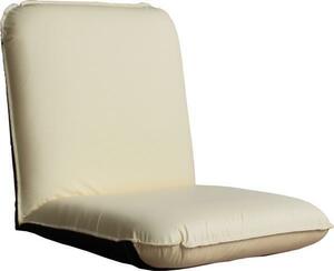 リクライニング コンパクト 座椅子 レザー素材 チェア チェアー 椅子 1人掛け ソファ 新品アウトレット アイボリー M5-MGKWG6561IV