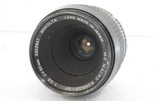 ★実用美品★ ミノルタ MINOLTA MC MACRO ROKKOR-QF 50ｍｍ Ｆ3.5