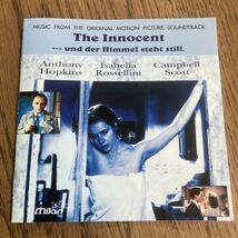 【サントラCD】愛の果てに THE INNOCENT 日本盤 スーザン・ビックリー　イザベラ・ロッセリーニ　アンソニー・ホプキンス_画像4