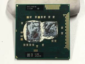 B1680)Intel Core i5-520M 2.40GHz～2.93GHz/SLBNB 中古動作品
