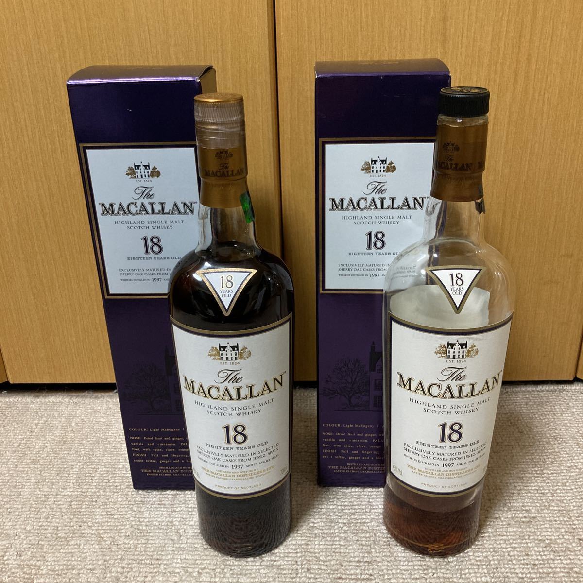 いつでもポイント10倍 マッカラン18年空瓶 専用箱 - 通販 - mastercat