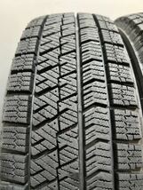 155/65R14 BRIDGESTONE/VRX2 19年 スズキ スペーシアギア 前期純正 14インチ 4.5J +45 100 4H スタッドレス バリ山 4本 ワゴンR アルト_画像6