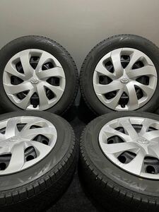 185/60R15 BRIDGESTONE/VRX3 21年 トヨタ 170系 シエンタ 純正スチール 15インチ 5.5J +39 100 5H スタッドレス バリ山 4本 ブリヂストン