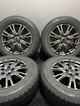 195/65R15 YOKOHAMA/ice GUARD iG60 19年 ABATIS 15インチ 6J +43 100 5H スタッドレス 4本 ヨコハマ アイスガード プリウス ウィッシュ_画像1