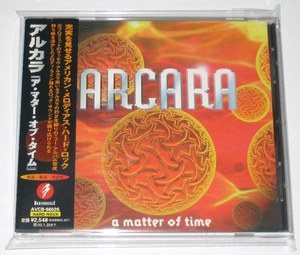 アルカラ ア・マター・オブ・タイム 国内盤CD (Arcara A Matter Of Time, Japanese Edition CD)