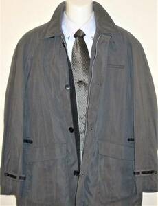 （メンズ・コート）キルティング裏地付きオールジップコート　SIMPL LIFE　㈱レナウン　S9120711　紺グレー系　Ｌ　ポリエステル100％