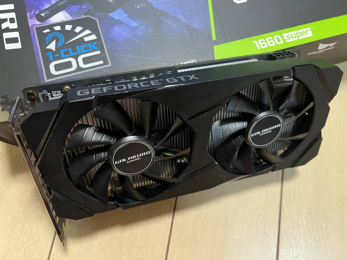 玄人志向 NVIDIA GeForce GTX 1660 搭載 グラフィックボード 6GB デュアルファン GALAKURO GAMINGシリーズ GG -GTX1660-E6GB DF 通販