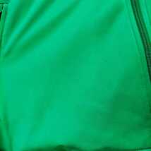 ゆったりサイズ 3XL adidas アディダス 緑 白 グリーン ホワイト ロゴ 古着 上着 トレフォイル ジャージ バイカラー トラックジャケット_画像10