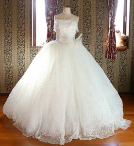 A Liliale есть задний -re высококлассный свадебное платье 13 номер LL размер 44 размер chu-ru ткань длинный train 