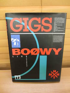  bow iBOOWY GIGS LIVE PHOTOGRAPHS photoalbum 1987 year issue used 