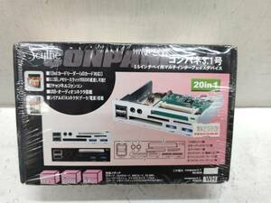 送料無料g15339 コンパネ 3.1号 3.5インチ ベイ用 マルチ インターフェイスデバイス conpane3.1 WH Scythe 20in1 PCパーツ 未使用 未開封