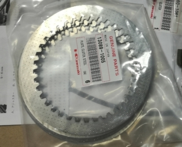 paypayKAWASAKI ZRX400 純正 新品クラッチ 鉄 プレート