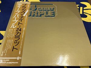 Deep Purple★中古LP国内盤帯付「ディープ・パープル～ブラック・ナイト＝24カラット」