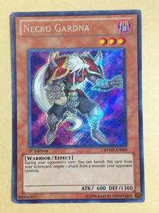 (◆[OCG]遊戯王 英語版 LCGX-EN027 Necro Gardna ネクロ・ガードナー (シークレットレア) 1st Edition【即決】