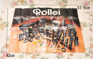☆☆☆☆☆1970頃の ローライポスター 　Rollei35他全機種写っています　