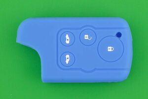  Honda ( Step WGN * Elysion * Freed и т.п. )* старый 4 кнопка для умного ключа силикон покрытие кейс * синий цвет ( голубой )