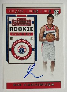 八村塁直書きルーキーサイン 2019-20 Panini Contenders Rookie Ticket RC Auto