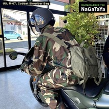 Mil-tec ミルテック社製 US ARMYスタイル M67 コンバット ショルダーバッグ ヒップBAG コットン素材 オリーブドラブ_画像9