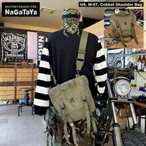 Mil-tec ミルテック社製 US ARMYスタイル M67 コンバット ショルダーバッグ ヒップBAG コットン素材 オリーブドラブ_画像5