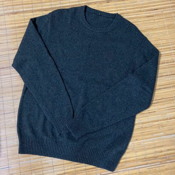 無印良品　ウールセーター　XL 深緑系